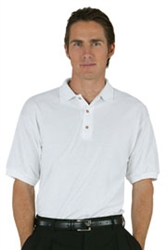 White Pique Polo Shirt #BG7204WHT