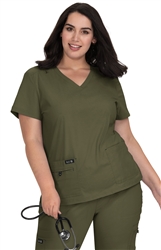 Koi Basics Becca Top #373 Olive