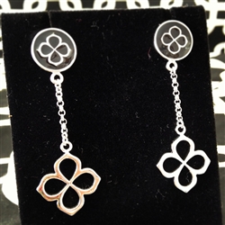 Drop Clover Earrings