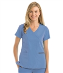 Grey's Anatomy Stretch Kim Top #GRST001 Ceil Blue