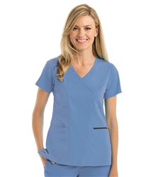 Grey's Anatomy Stretch Kim Top #GRST001 Ceil Blue