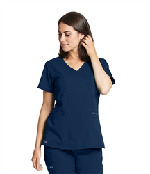 Grey's Anatomy Stretch Kim Top #GRST001 Navy