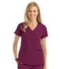 Grey's Anatomy Stretch Kim Top #GRST001 Wine