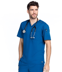 Men's Grey's Anatomy Evan 1 Pocket V Neck Scrub Top #GRT091