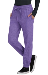 Koi Basics Gemma Jogger Pant #741 Fashion Color-Heather Wisteria