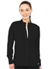 #MC2660 MedCouture Zip Front Warm-Up With Shoulder Yokes