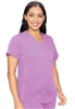 #MC7459 MedCouture Touch V-Neck Shirttail Top