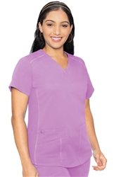 #MC7459 MedCouture Touch V-Neck Shirttail Top