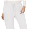 #WW120 Cherokee Revolution Mid Rise Drawstring Pant White