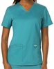 Cherokee Revolution #WW620 Teal V-Neck Top