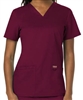 #WW620 Wine Cherokee Revolution V-Neck Top