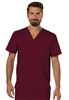 Men's Cherokee Revolution Tuckable V-Neck Top #WW690 Wine