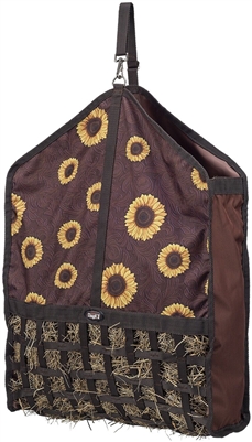 Tough 1 Print Web Front Hay Bag Feeder - SUNFLOWER PRINT!