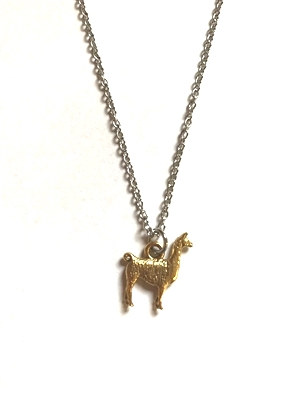 Llama Charm Necklace