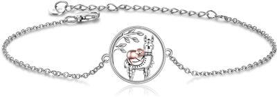 YFN Jewelers Llama and Sloth Bracelet