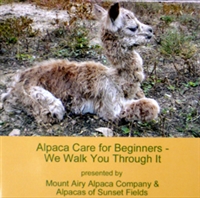Alpaca Care for Beginners DVD