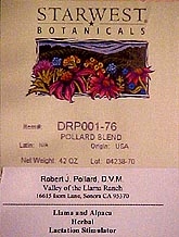 Dr. Pollard's Lactation Stimulator-CURRENTLY UNAVAILABLE