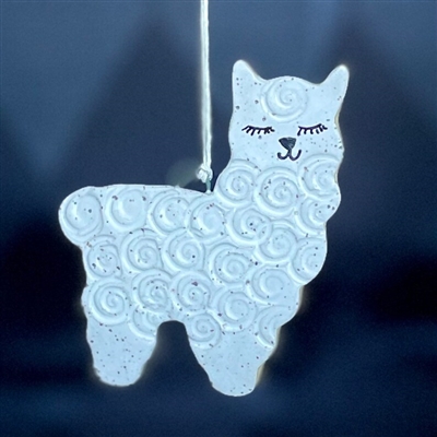 Alpaca  Ceramic Ornament