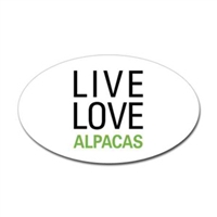 Live Love Alpaca Sticker