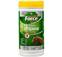 Nature's Force Herbal Fly Repellant Face and Body Wipes