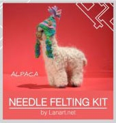 Huacaya Alpaca Needle Felt Kit