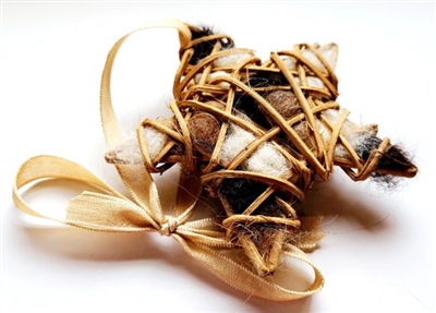 Fiber Star Ornament