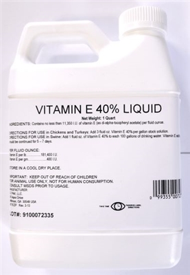 Vitamin E - Quart