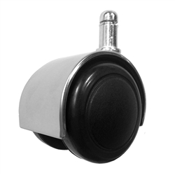 Chrome Hooded Casters with Safely lock - Set of 5