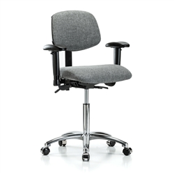 Perch Chrome Multi-Task Office Chair Adjustable Armrests