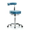 Perch Dental Chrome Stool with Procedure Arm