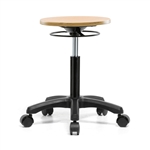 Perch Wood Pneumatic Stool