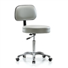 Perch Walter with Basic Backrest Chrome Exam Stool