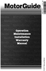 MotorGuide Owner's Manual (Operation and Maintenance)