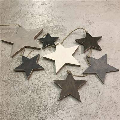 Set of 7 Stars & Rope