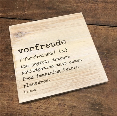 Vorfreude