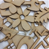 Mix of 12 Natural Ornaments/Hang Tags