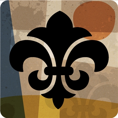 Fleur De Lis Coaster