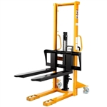 Manual Lift Table W/Adjustable Forks - 2200lbs Capacity - 63" lifting height - SDJA1000-I