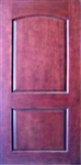 High Quality Solid Wood Mahogany 2 Panel Interior Door - 80" Tall
