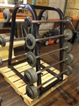 Refurbished Barbell Rack with Barbells