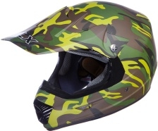 Youth Camouflage Motocross Helmet (DOT Approved)