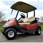 2008 48v Electric Club Car Precedent Golf Cart Cayenne Orange - Off The Course