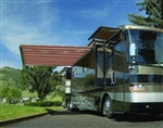 High Quality Red and White Stripe 10' x 8' RV Retractable Patio Awning