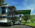 High Quality Green 11.5' x 8' RV Retractable Patio Awning Canopy