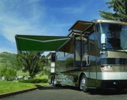 High Quality Green 13' x 8' RV Retractable Patio Awning Canopy