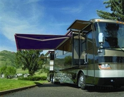 High Quality Blue 10' x 8' RV Retractable Patio Awning Canopy
