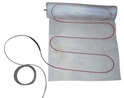 200 Watt Electric Floor Heating System - 16 Square Feet With Mat