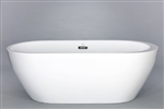 Freestanding Bathtub Modern Seamless Acrylic Bath Tub - Reno 67"
