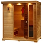 4-5 Person Monticello Sauna with Carbon Heaters
