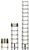 Portable Aluminum 8.5" Telescoping Ladder